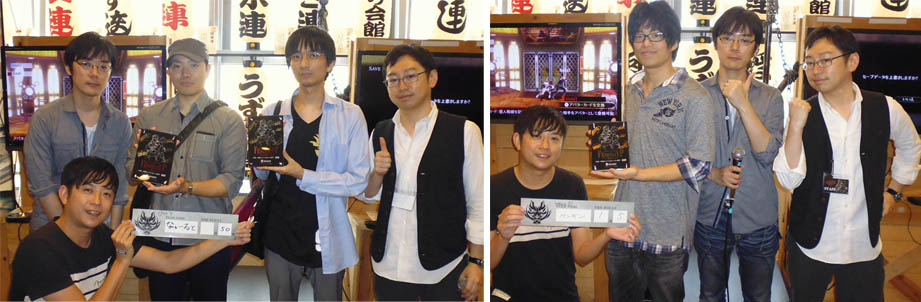 【ペア部門 優勝】”なぁーると”チーム 【シングル部門 優勝】”ペンギン”さん